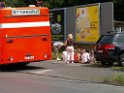 VU Auffahrunfall Reisebus auf LKW A 1 Rich Saarbruecken P31